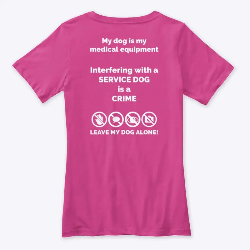 Service dog handler tee - medical 