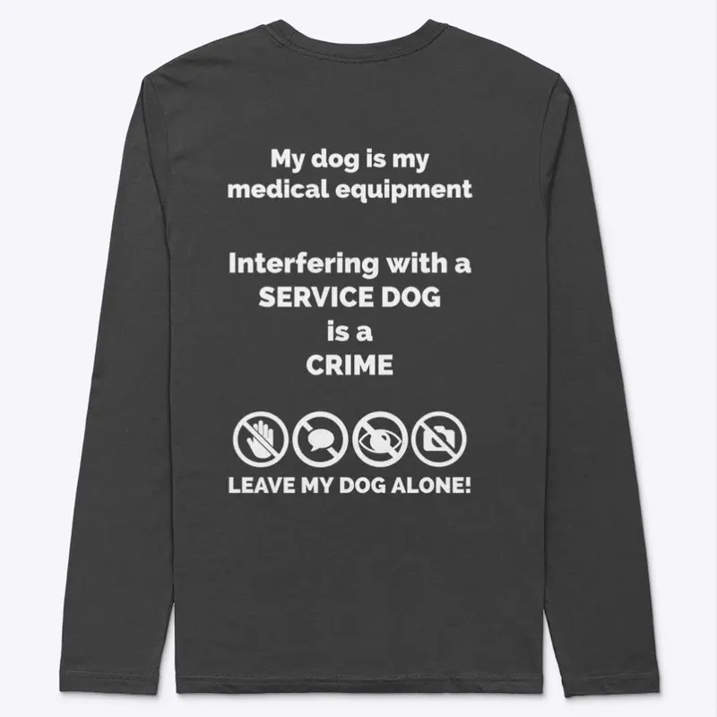 Service dog handler tee - medical 