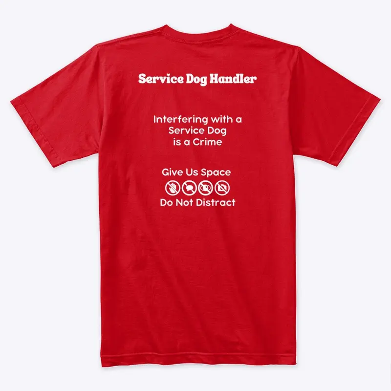 Service Dog Handler - Fancy Font 1