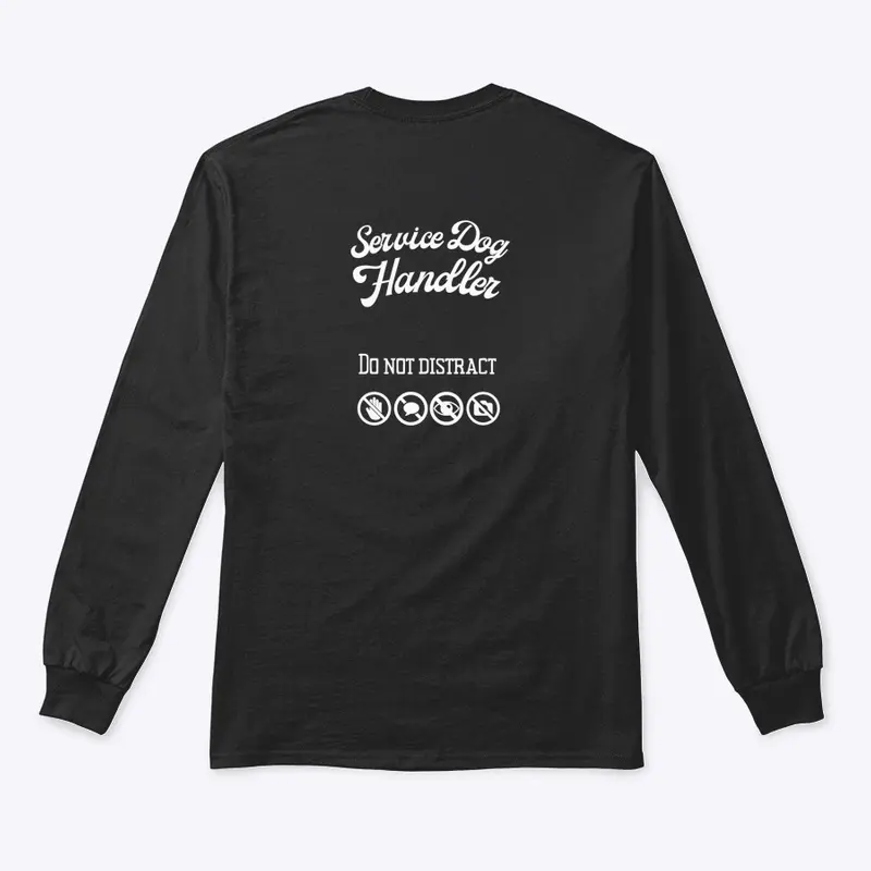 Service Dog Handler Tee - Fancy Font 2