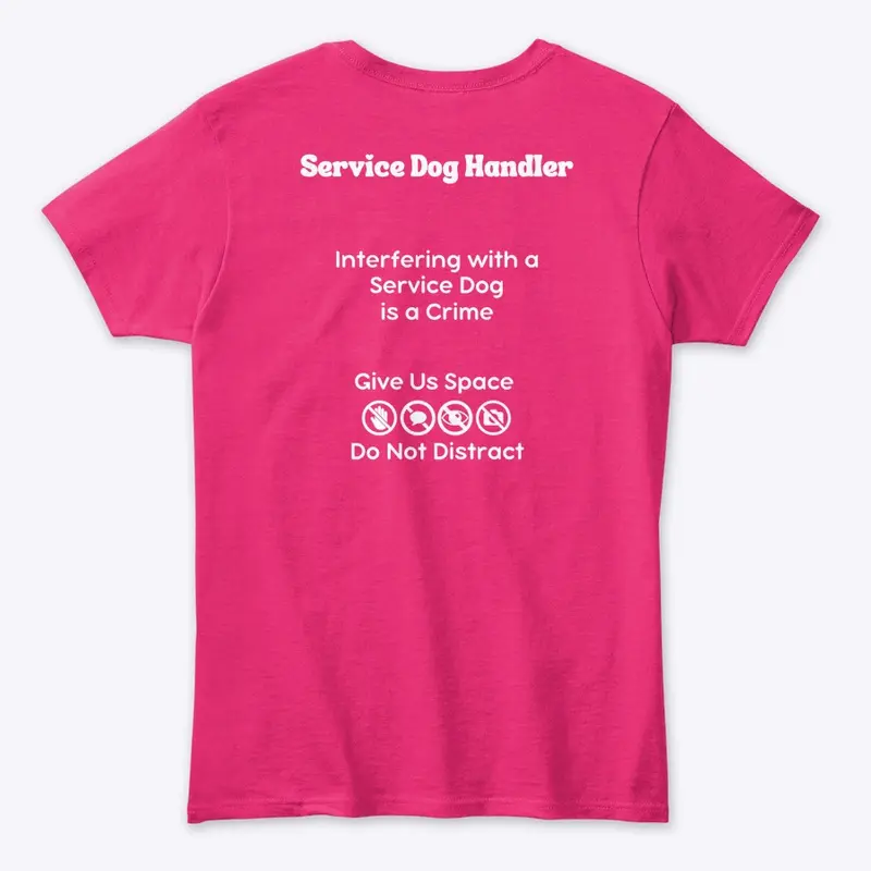 Service Dog Handler - Fancy Font 1