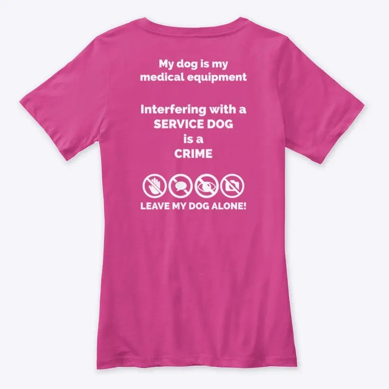 Service dog handler tee - medical 