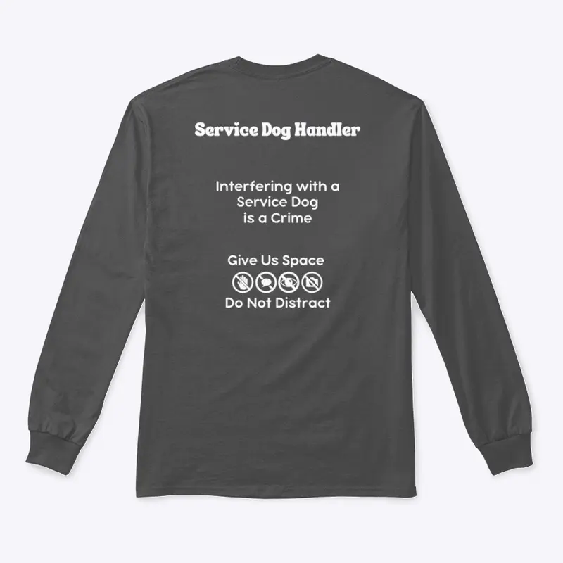 Service Dog Handler - Fancy Font 1