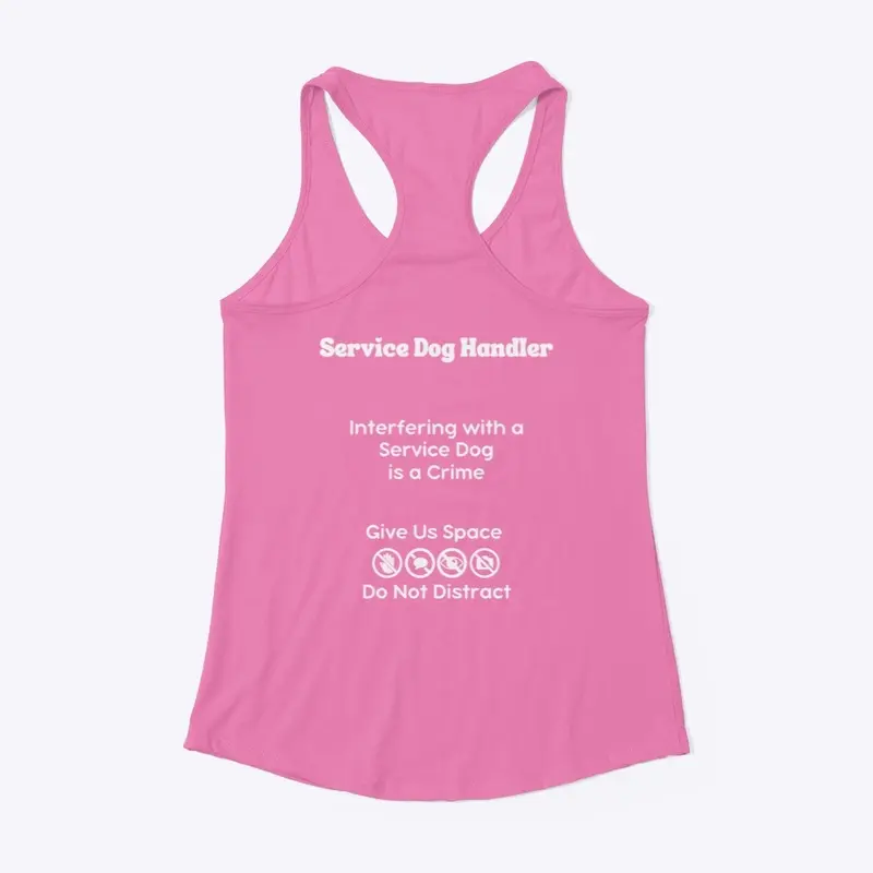 Service Dog Handler - Fancy Font 1