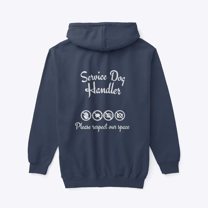 Service Dog Handler Tee - Fancy Font 3